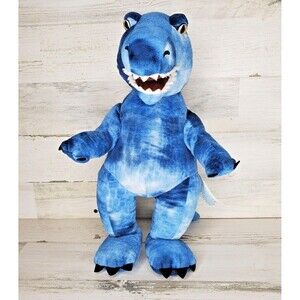 Build a Bear BAB Blue T-Rex Dinosaur Stuffed Animal Plush 17" CLEAN!